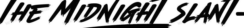 The Midnight (Slant字体转换
